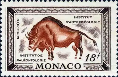 《受伤的野牛》小型张,